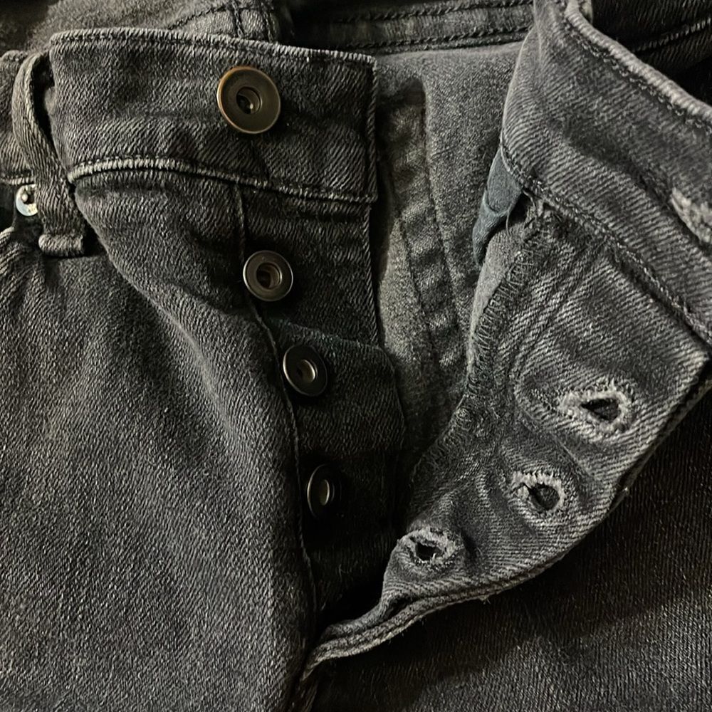 Rag And Bone Standard Issue Extra Slim Black Jean… - image 3